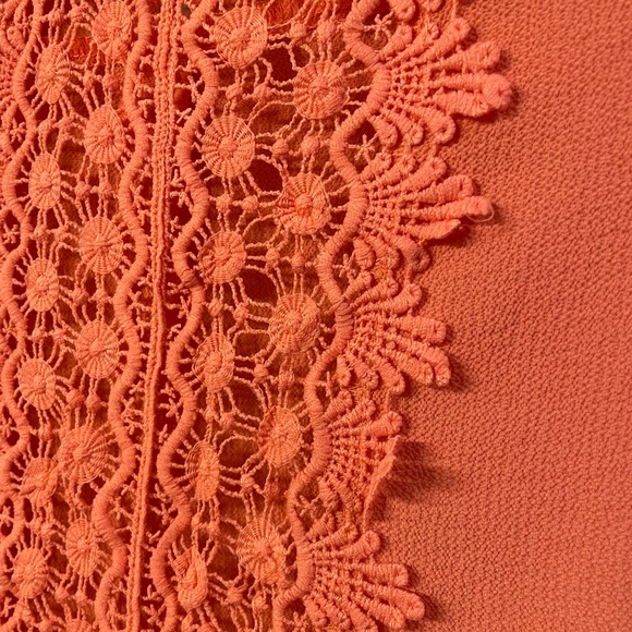 Women’s 3/4 sleeve peach blouse - Picture 3 of 4